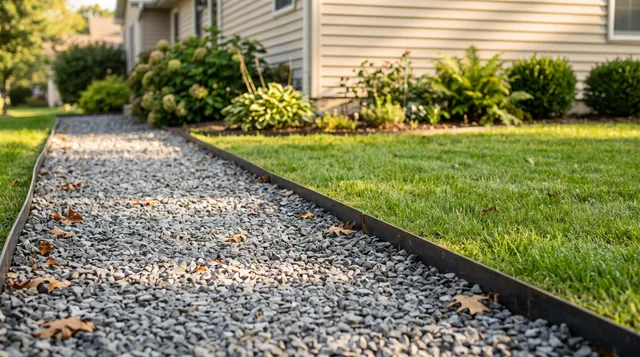 How to Keep Gravel in Place (Grading and Edging)