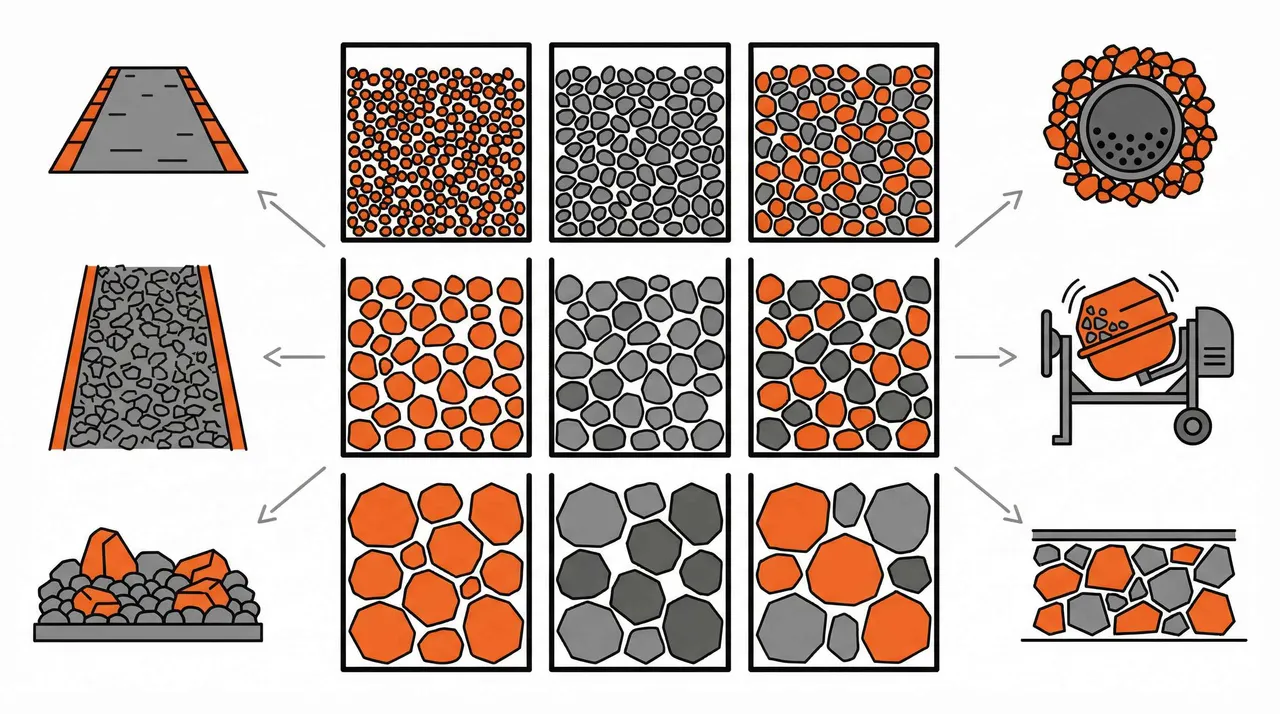 Gravel Size Chart with Pictures  Complete Guide to Types and Uses