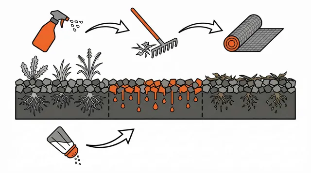 How to permanently kill weeds in gravel driveways