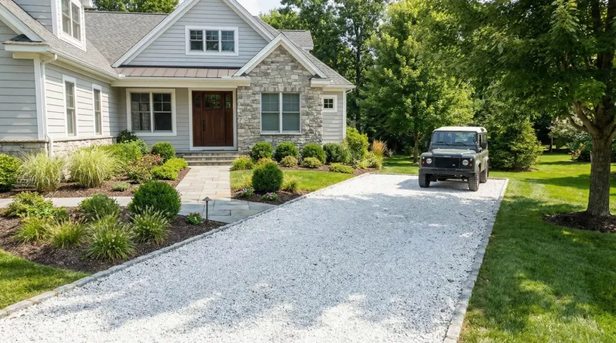 White rock driveway residential application
