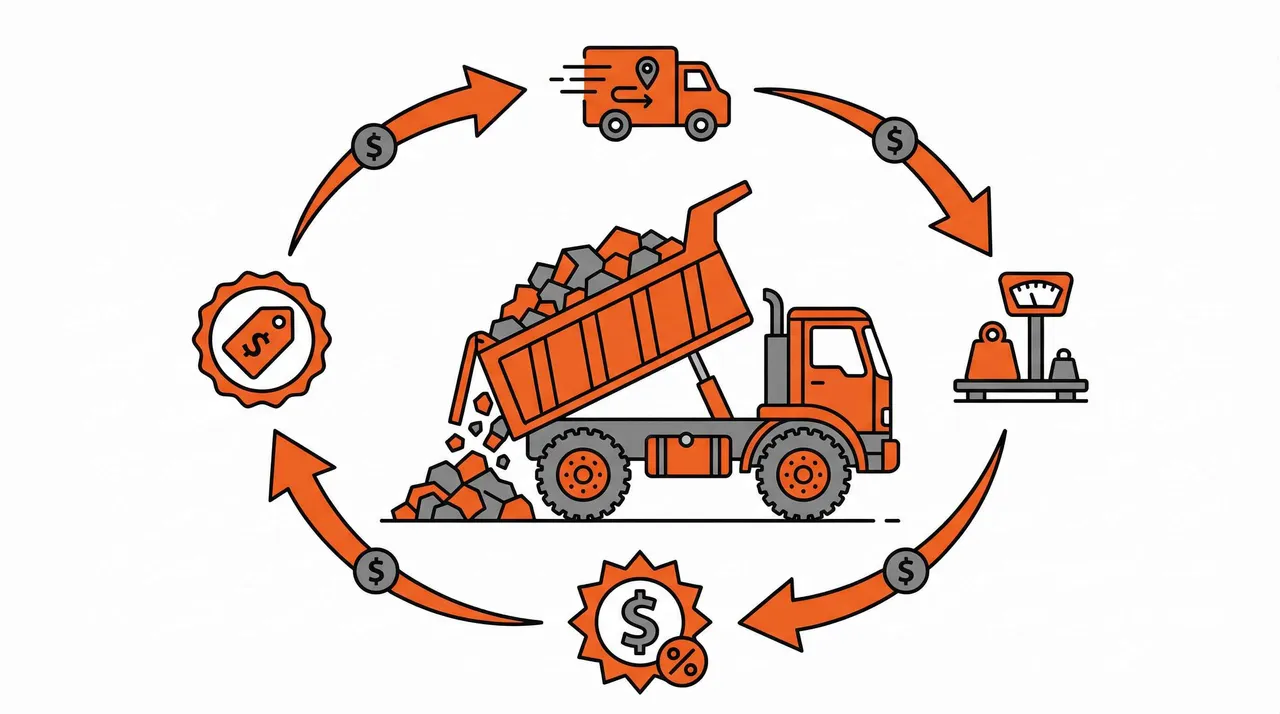 Dump Truck Load of Rock Cost 2025: Complete Pricing Guide Per Ton