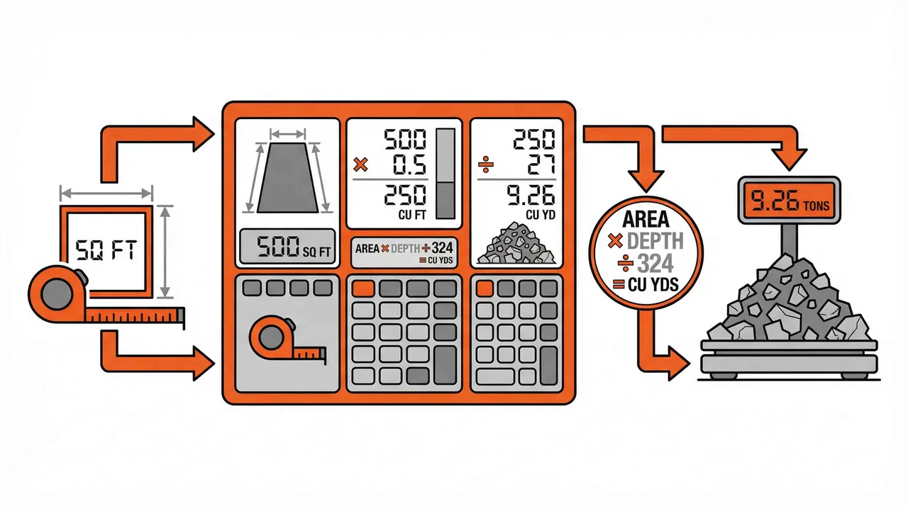 Free Crushed Concrete Calculator – Square Feet to Tons Converter