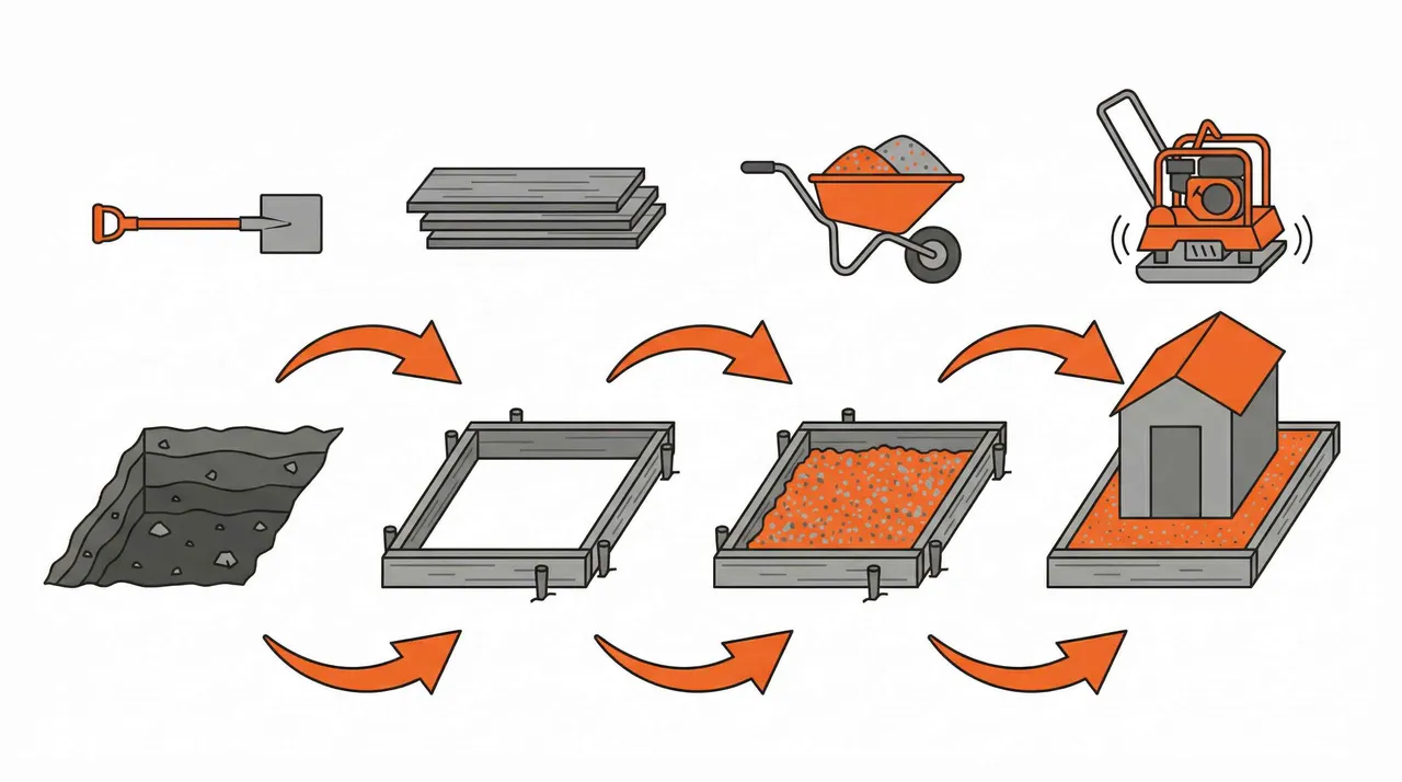 Decomposed Granite Shed Foundation Guide  Installation Steps and Benefits