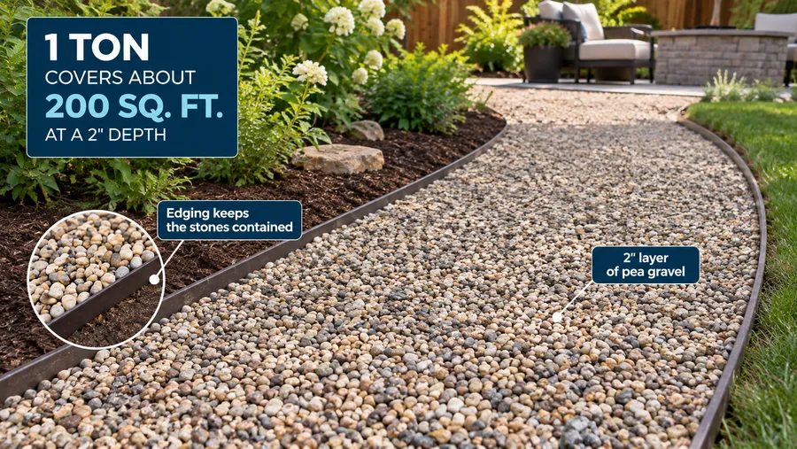 Pea Gravel for Sale: Bulk Delivery by the Ton