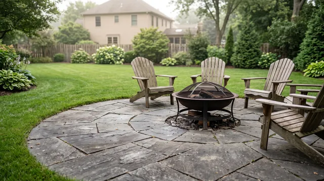 Slate Fire Pit Areas (Heat Resistance and Safety)