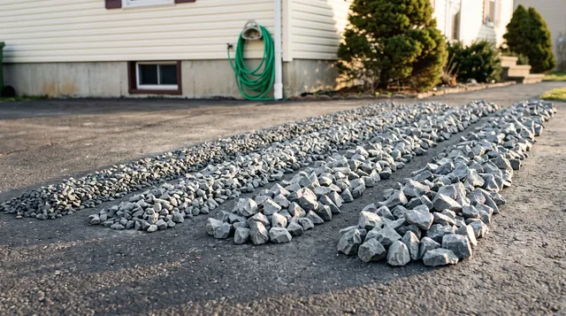 Gravel Size Chart for Stone Numbers #3 #4 #5 #8, and #57