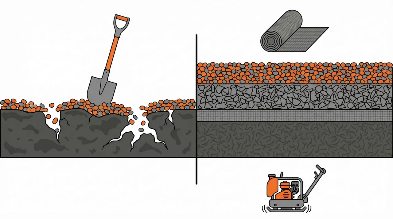 What to Put Under Pea Gravel for Long-Lasting Patios and Walkways