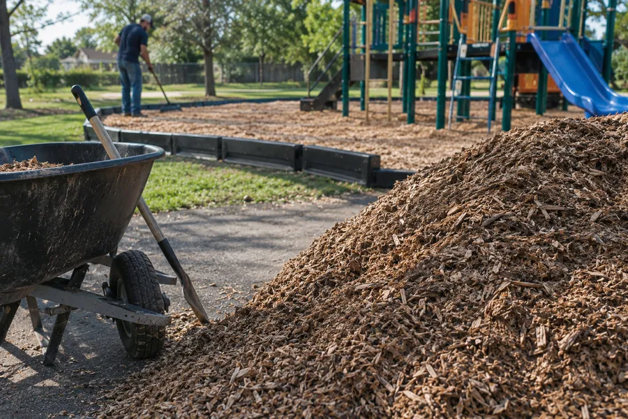 How many yards of playground mulch do you need?