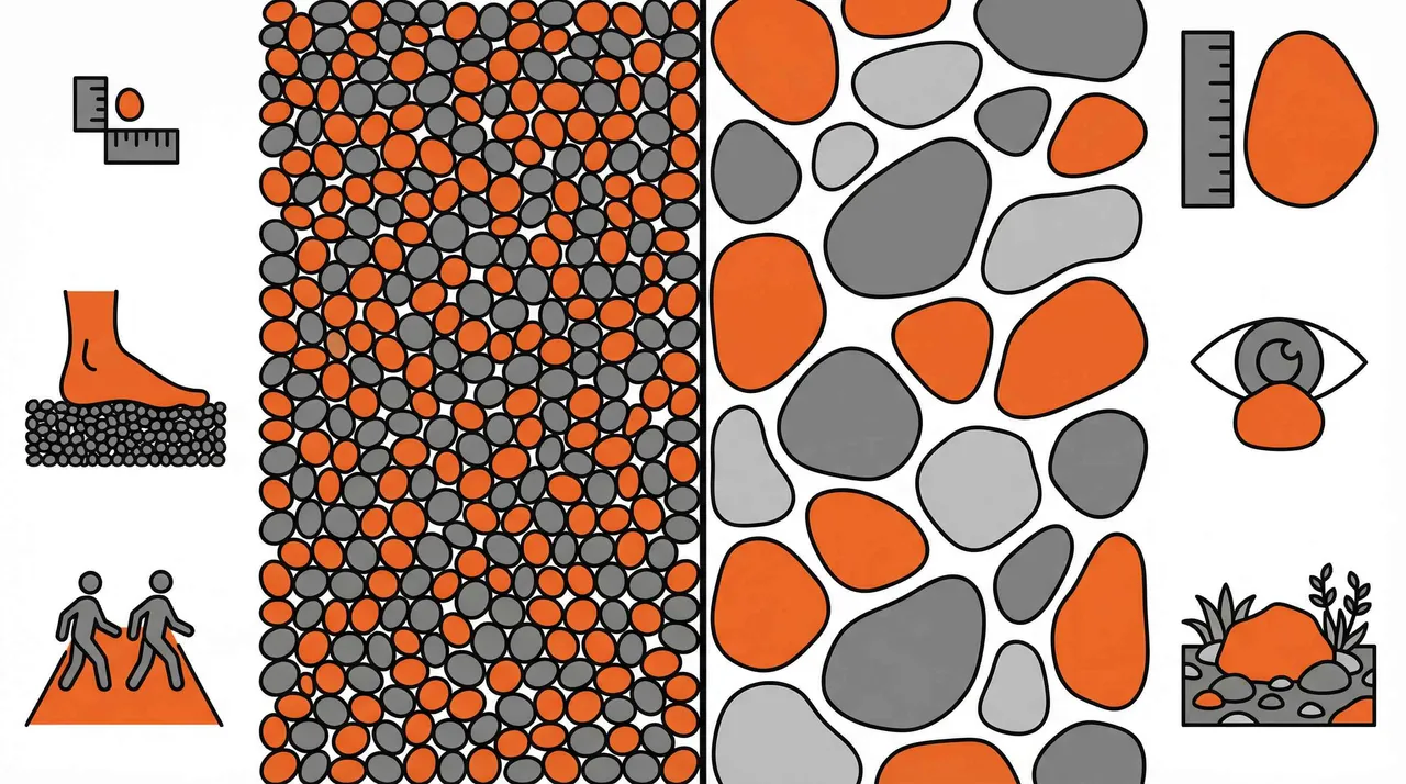 Pea Gravel vs River Rock: Which is Right for Your Yard