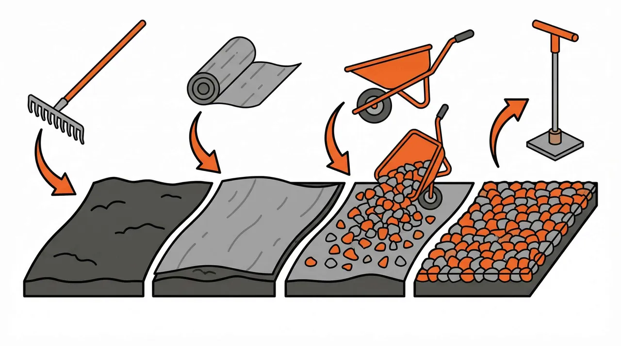 How to Spread Gravel for Driveways and Pathways