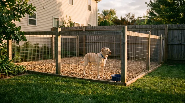 How to Build a Safe Pea Gravel Dog Run