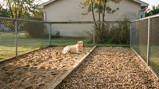 Best Material for a Dog Run Base (Is Sand a Good Option?)