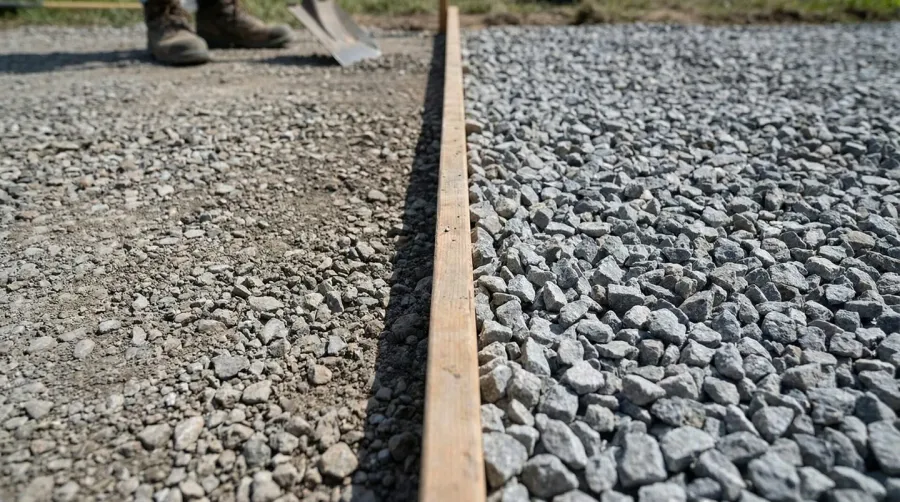 Crusher run vs 57 gravel comparison for driveway installation