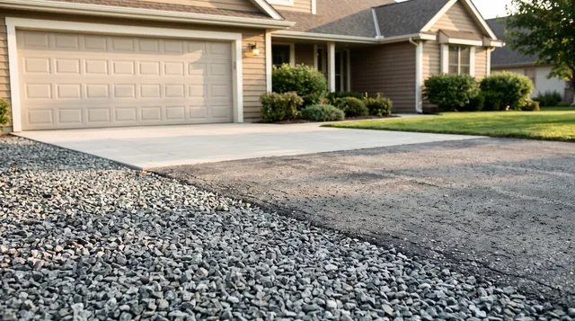 Gravel vs Asphalt vs Concrete Driveways