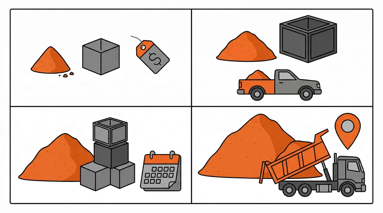 Bulk sand prices 2026 guide – Cost per cubic yard and delivery