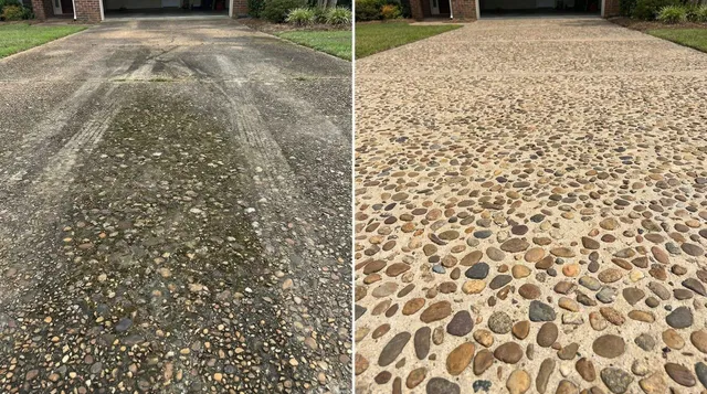 How to clean exposed aggregate concrete safely and effectively