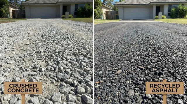 Crushed Concrete vs Recycled Asphalt for Driveways  Which Material Wins in 2026
