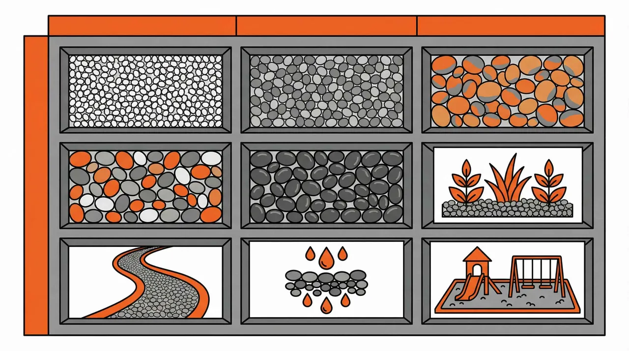 Pea Gravel Colors and Sizes Guide: Complete Chart for Your 2025 Project