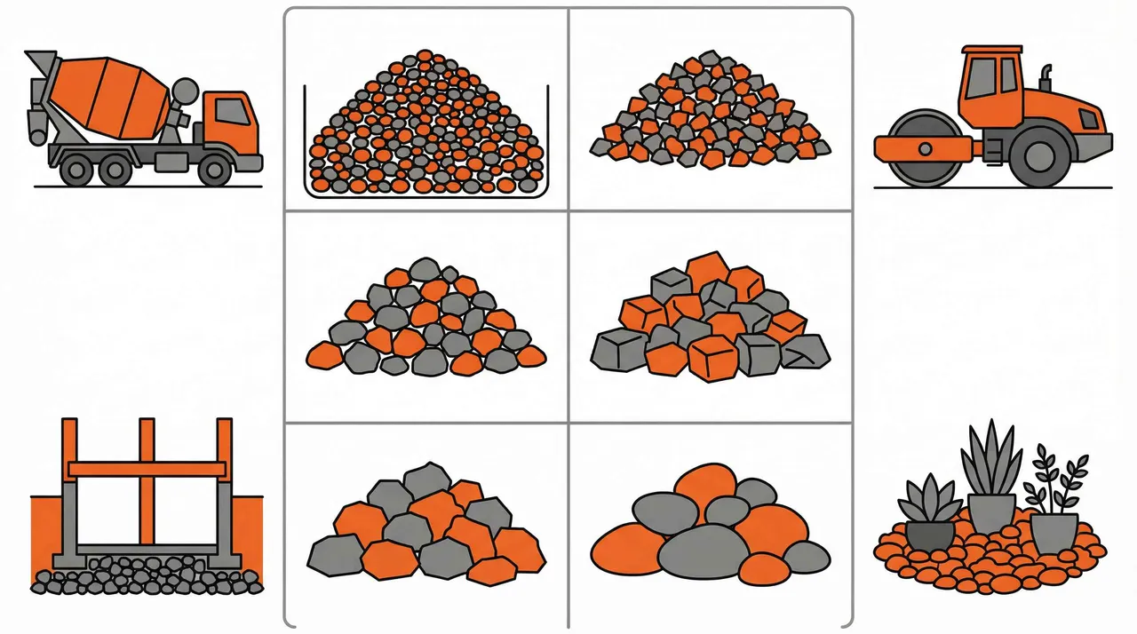 Complete Aggregate Sizes Chart and Selection Guide for Construction Projects