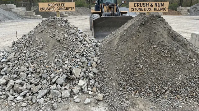 Crushed Concrete vs Crush and Run: Which Is Better for Your Driveway?