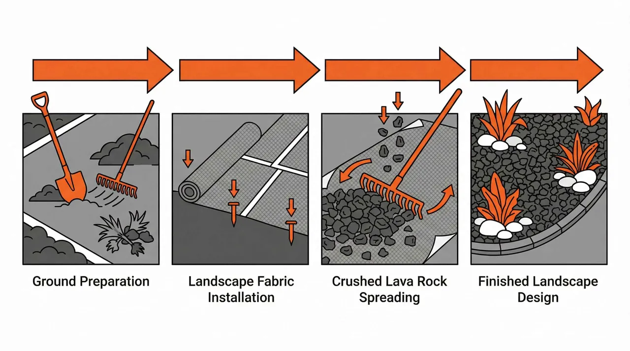 Crushed Lava Rock for Landscaping: Benefits, Installation, and Design Ideas