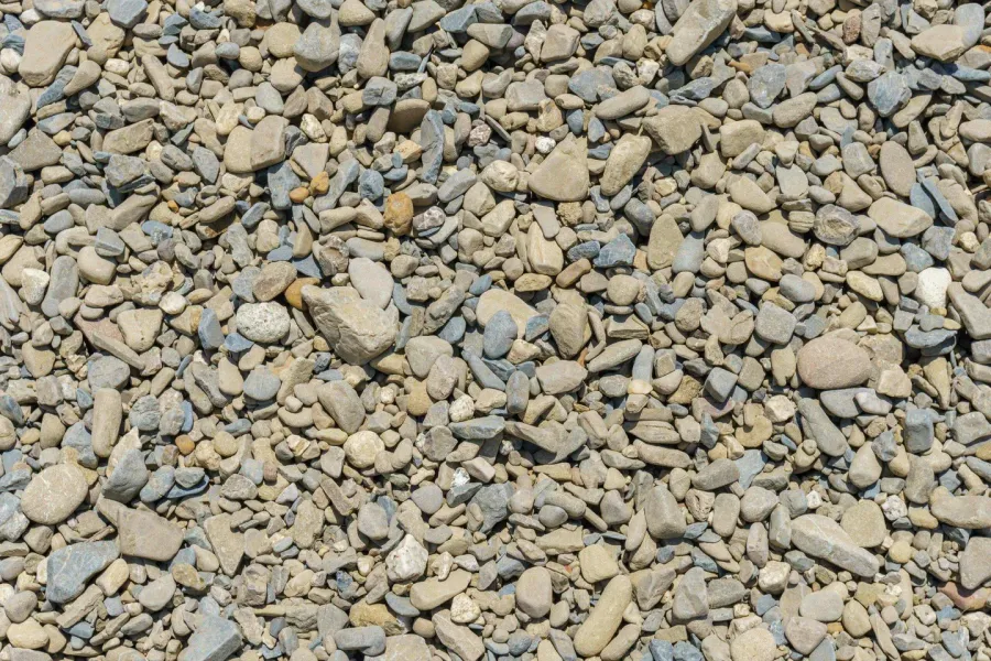 Gravel size selection chart