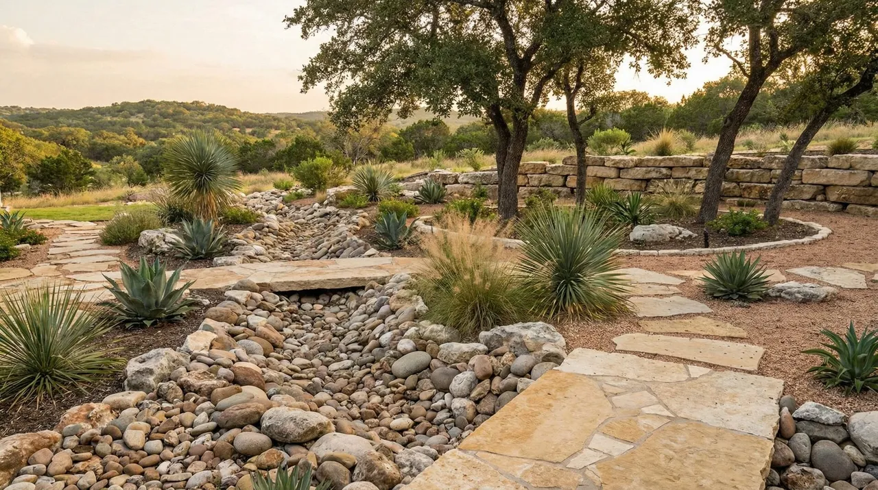 Texas River Rocks: Benefits, Types & Low-Maintenance Landscaping Ideas