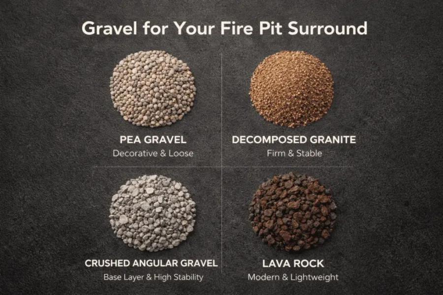 Building a Safe and Stylish Fire Pit Area with Gravel