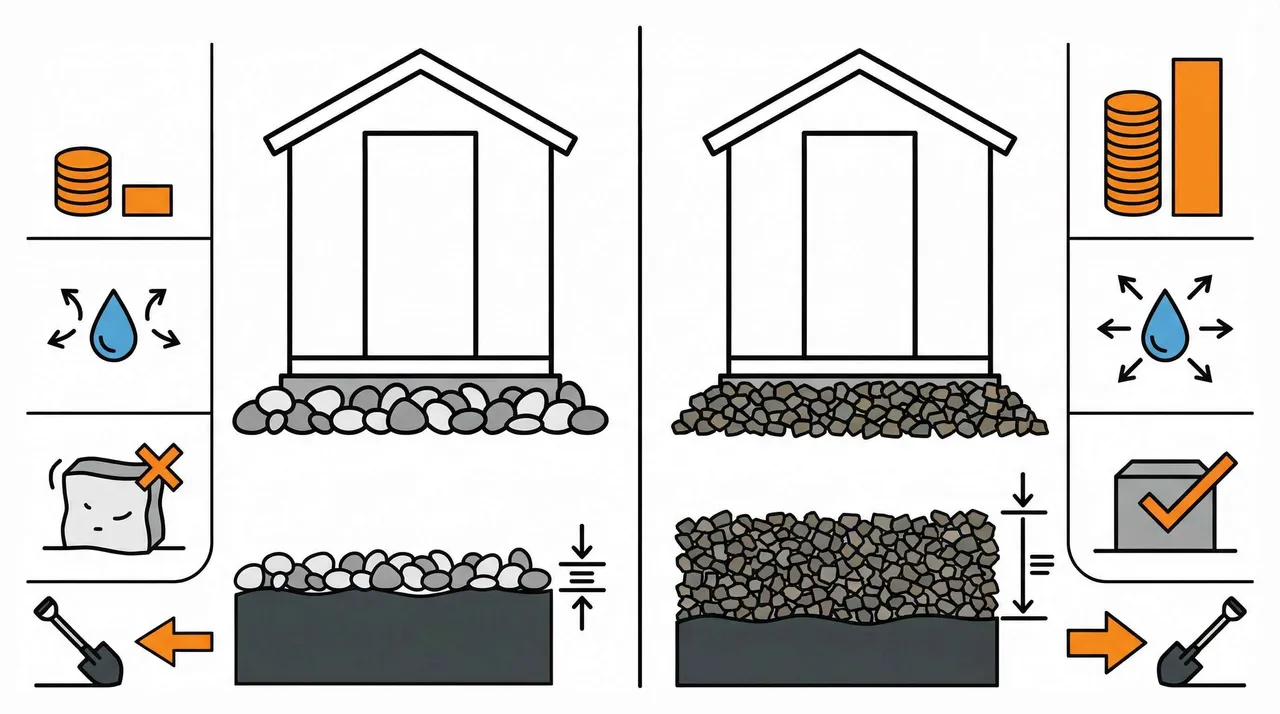 Marble chips vs gravel for shed foundations – Which is better for your project