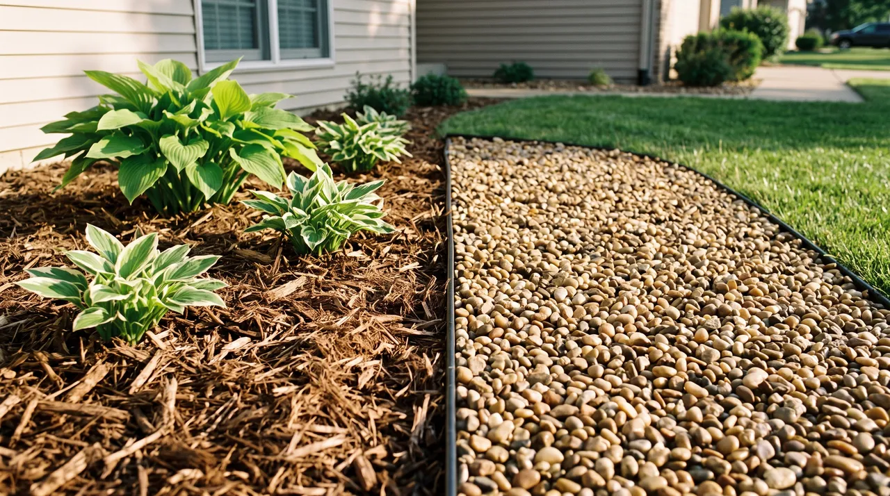 Pea Gravel vs Mulch (Which Is Better for Landscaping)