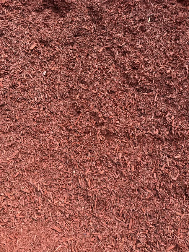 Shredded Red Mulch — photo 3