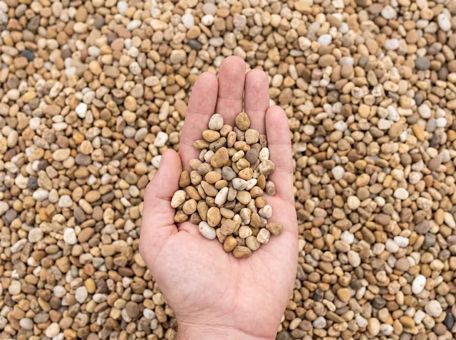 3/8" Natural Pea Gravel