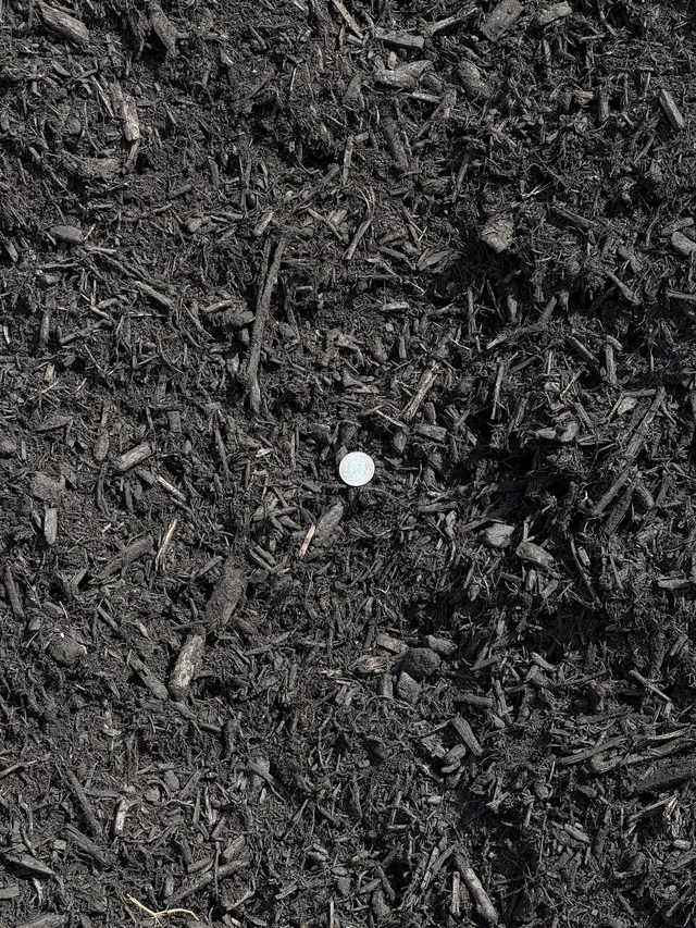Shredded Black Mulch — photo 2