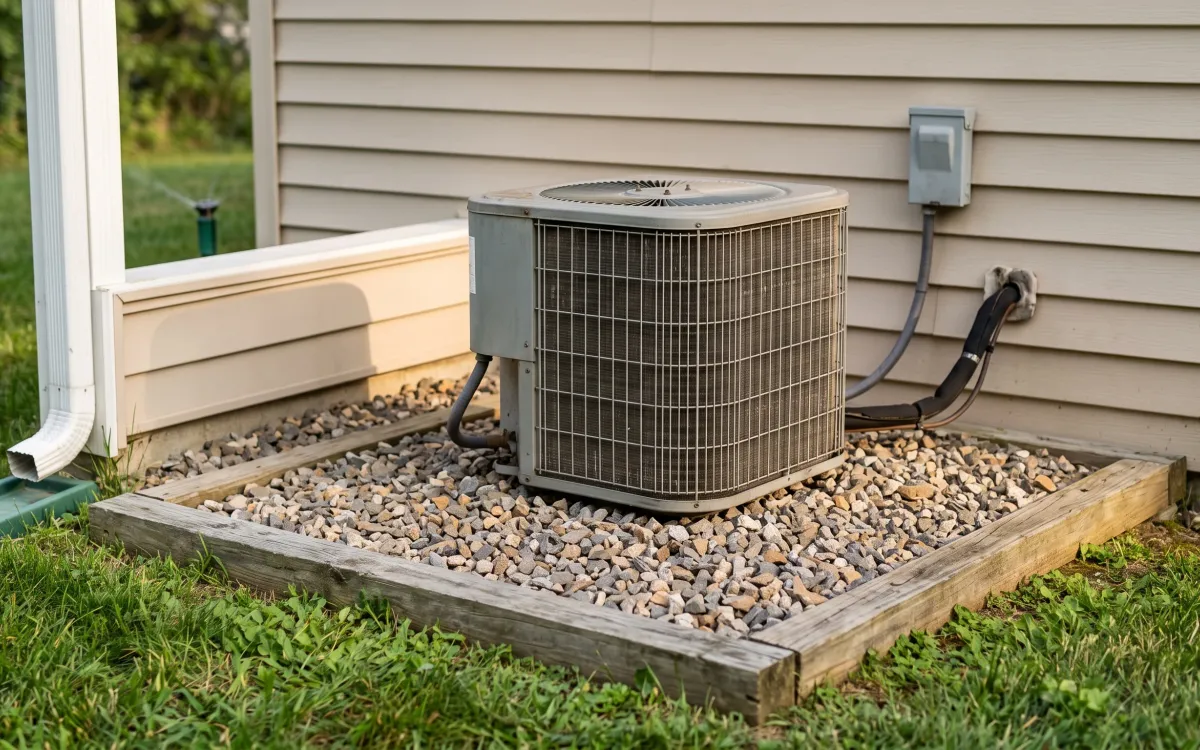 Gravel for AC Pads