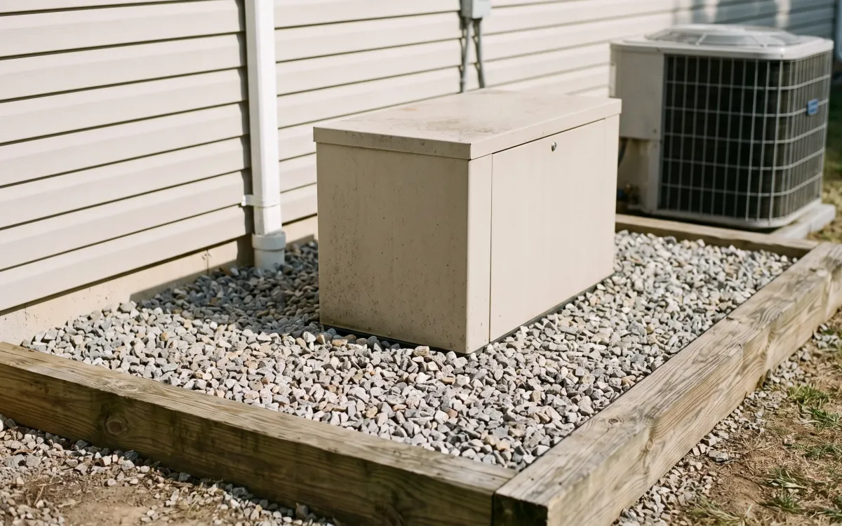 Gravel for Generator Pads