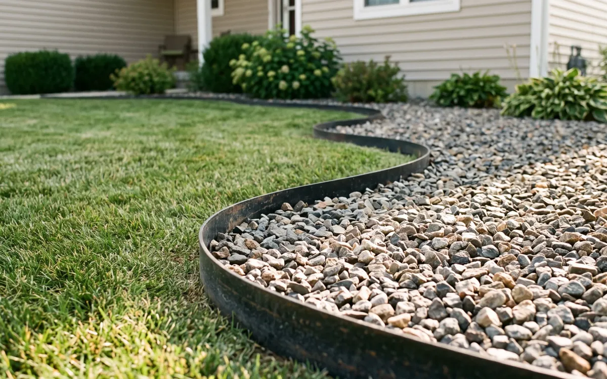 Gravel for Landscape Edgings
