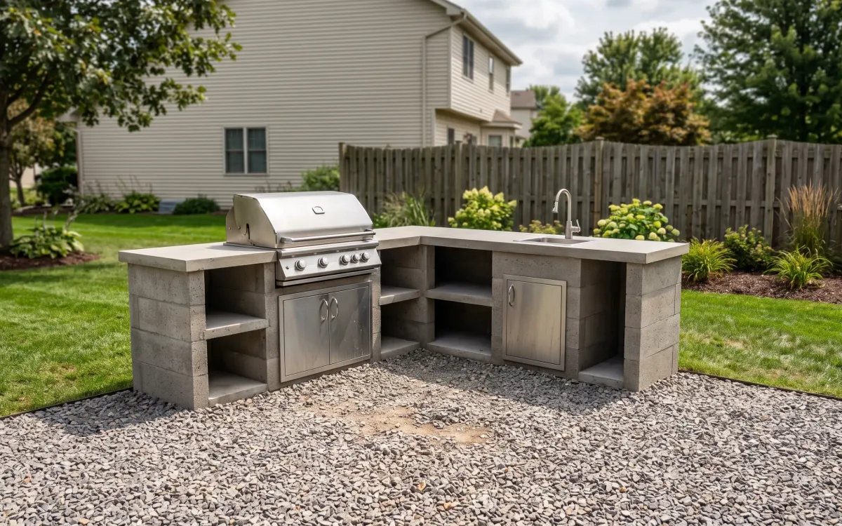 Gravel for Outdoor Kitchens