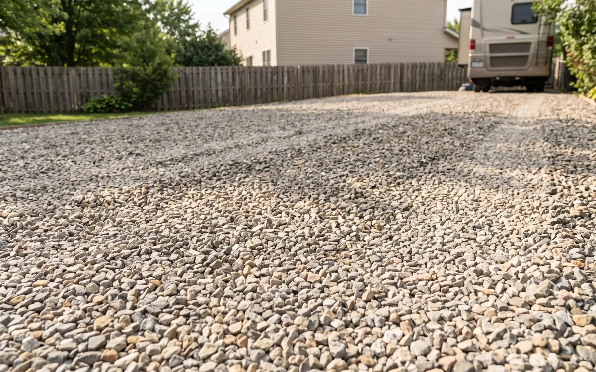 Gravel for RV Pads