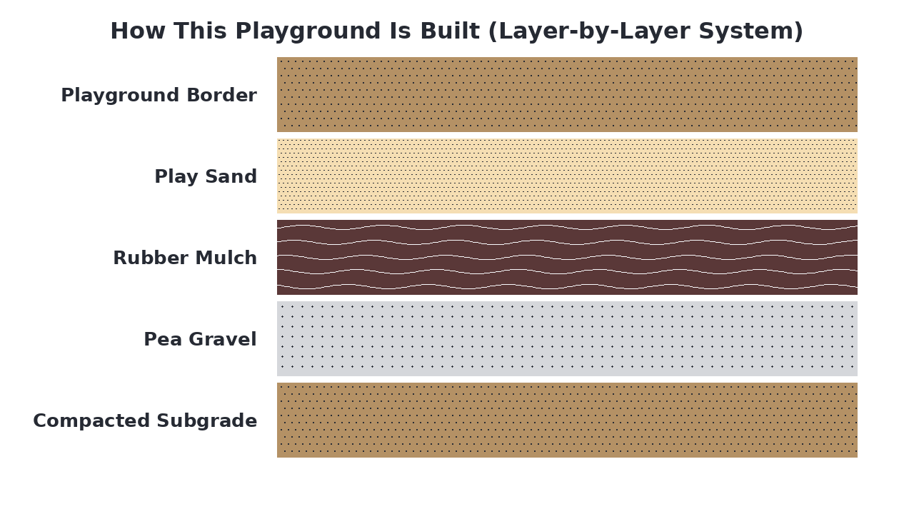 How This Playground Is Built (Layer-by-Layer System) diagram