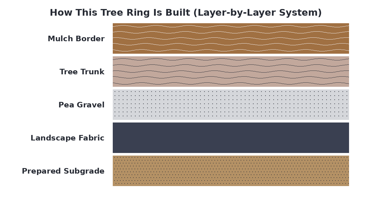 How This Tree Ring Is Built (Layer-by-Layer System) diagram