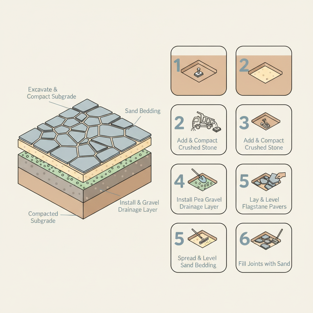 Outdoor Kitchen Pad: Road Base Depth & Tonnage Guide installation diagram